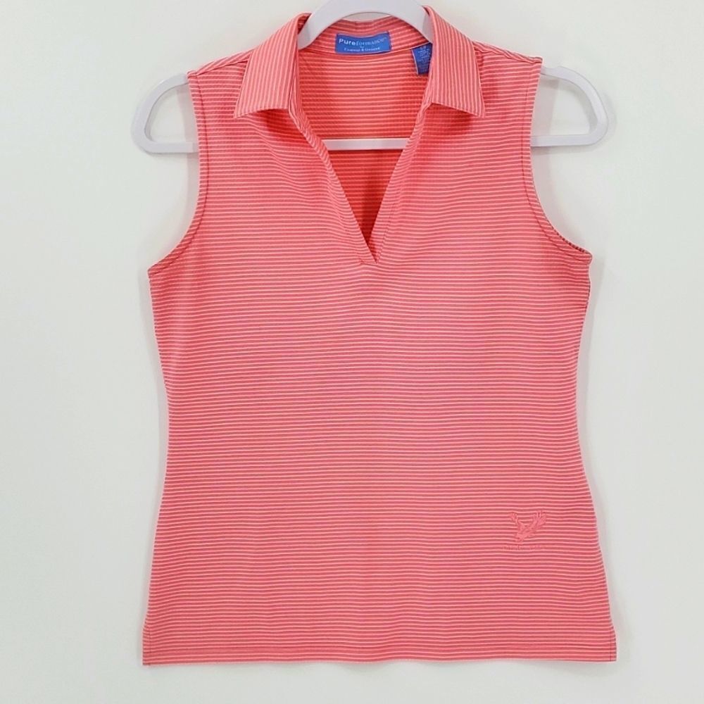 Pure formanance pink‎ sleevless top. By fairway green. Small/petite.